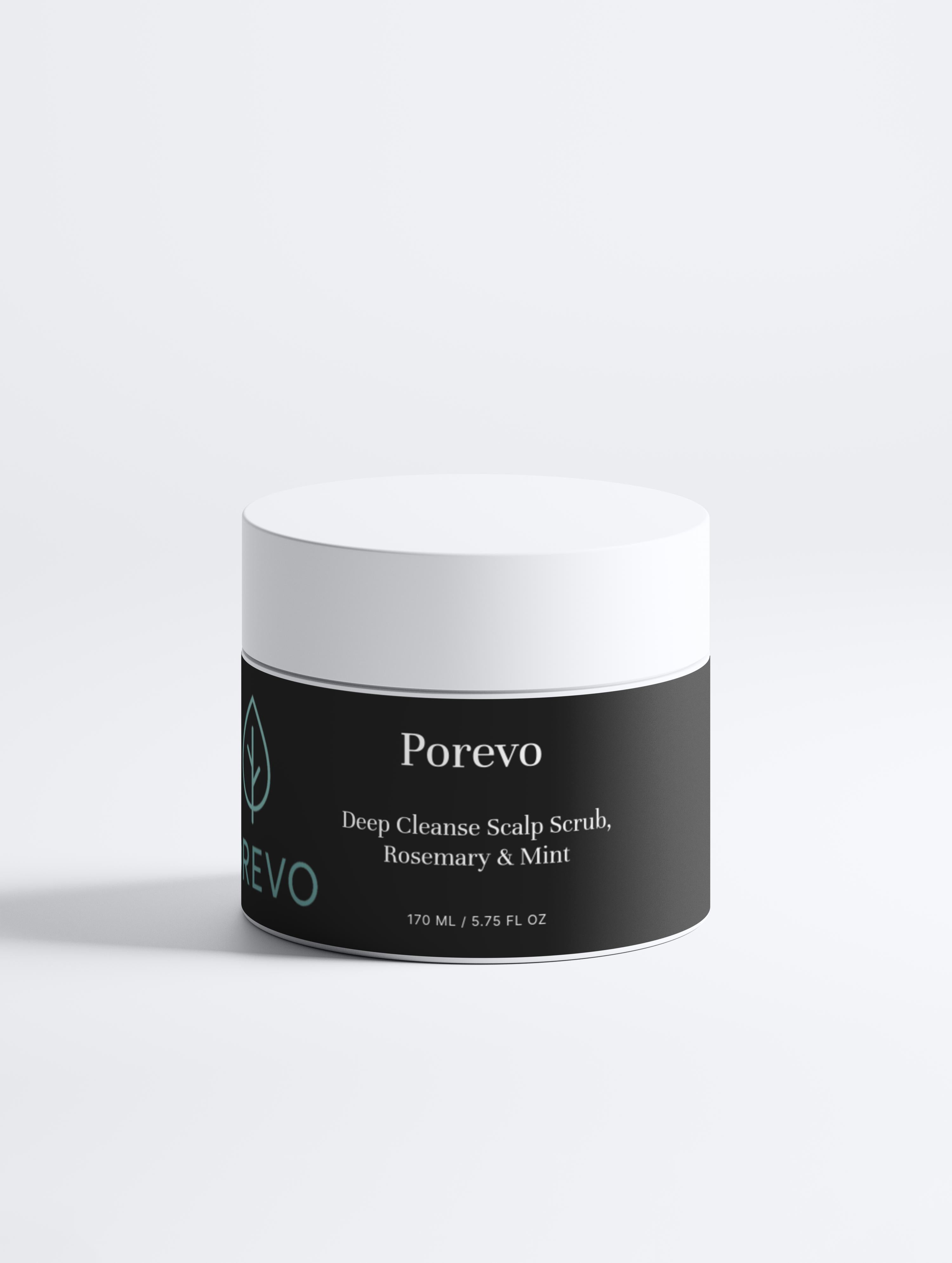 Porevo Deep Cleanse Scalp Scrub – Rosemary & Mint