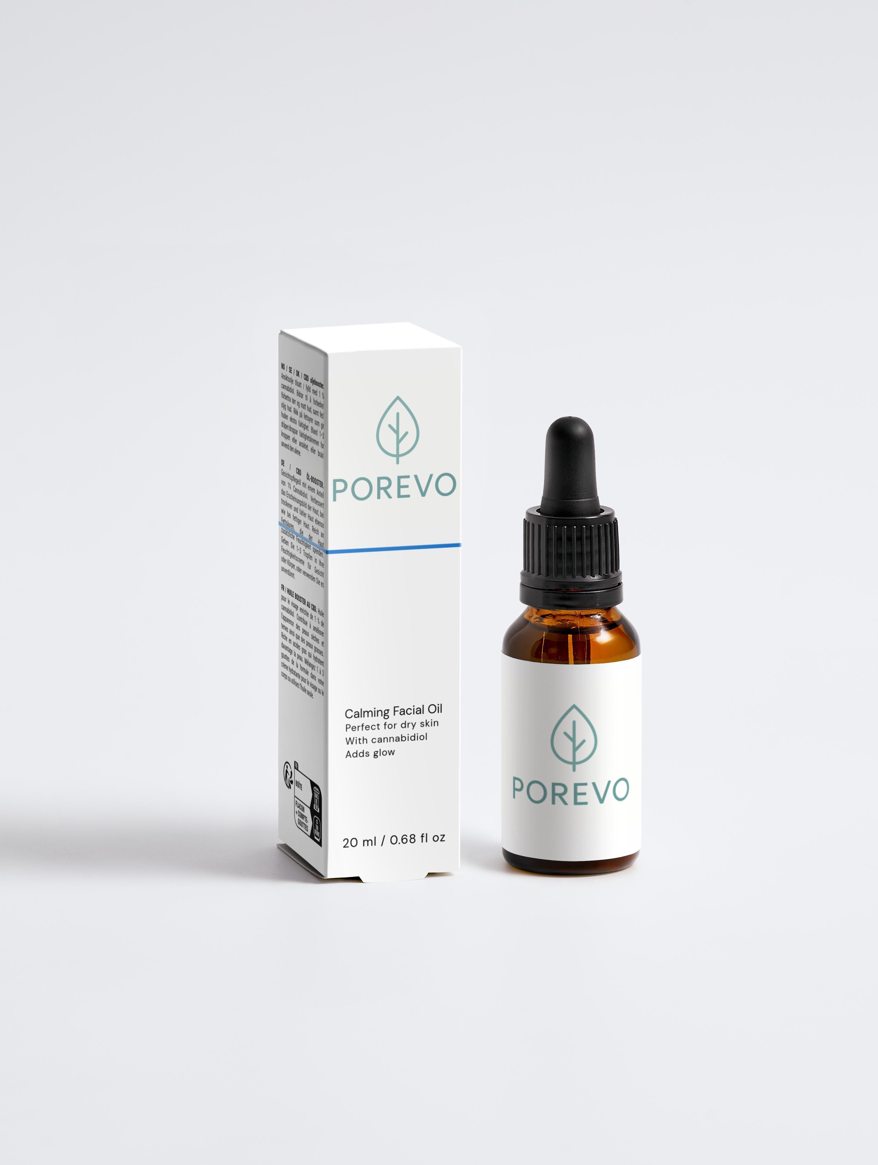 Porevo Calming Facial Oil – Ruhe & Balance für deine Haut